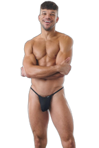 SIGNATURE String Thong - Black