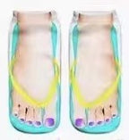 3D-printed Flip-flop Toe Socks