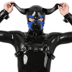 Furrjoi Silicone Beagle Hood Blue