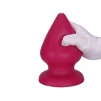 Red Drop - Soft Silicone Anal Plug - 6 Sizes