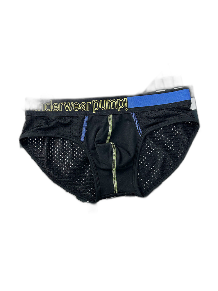 2 Pack Men's Mesh Loose Fit Sport Low-Rise Briefs