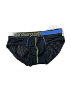 2 Pack Men's Mesh Loose Fit Sport Low-Rise Briefs