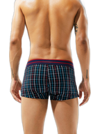 Men’s Relaxed Plaid Vent Cotton Boxers