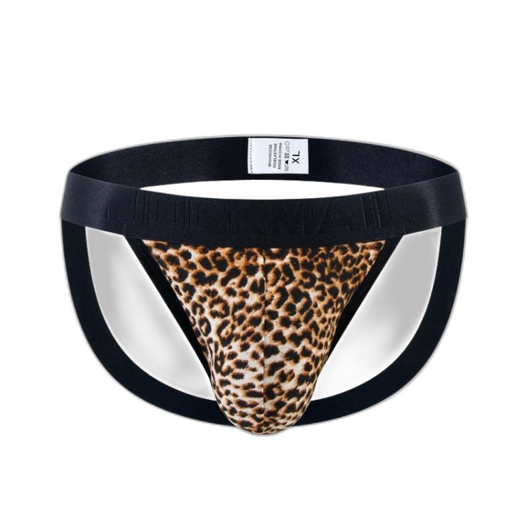 Jockmail Leopard Sizzle Thong