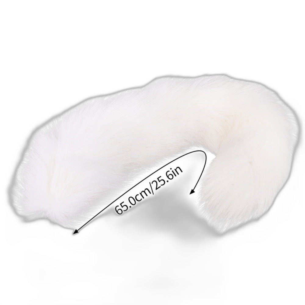 Amarok - Wolf Anal Beads - 4 Anal Ball Bump Point Irritating Sex Toy - Wolf Tail Butt Plug