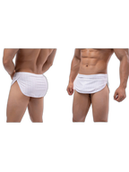 3 Pack Men's Breathable Mesh Full Coverage Trendy Design Soft Boxers