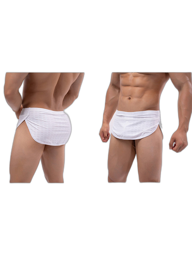 3 Pack Men's Breathable Mesh Full Coverage Trendy Design Soft Boxers
