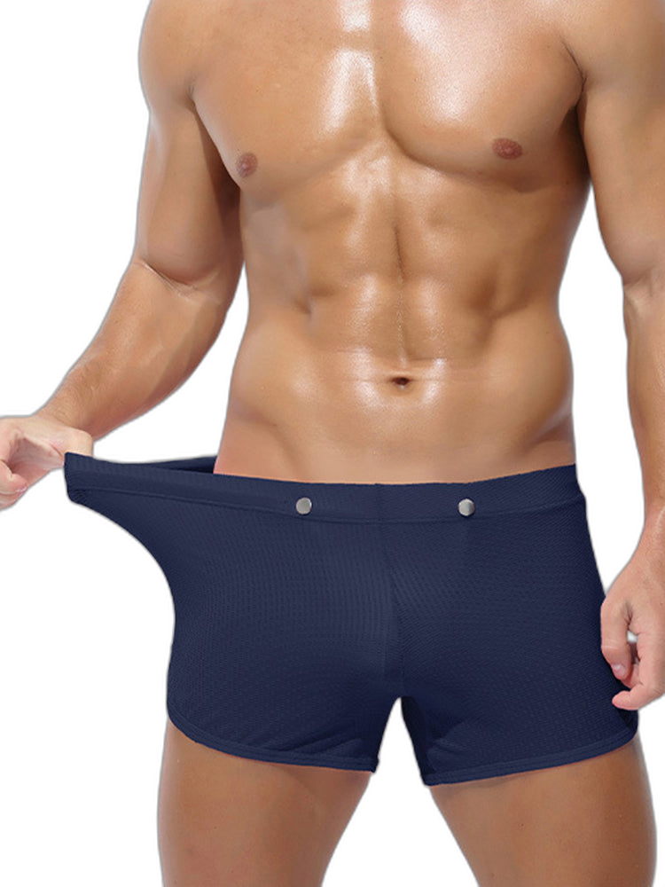 2 Pack Men's Breathable Mesh Boxer Briefs