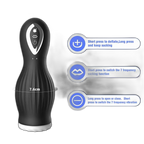 DragonLick - Silicone Male Masturbator - Vibrating & Suction Stroker