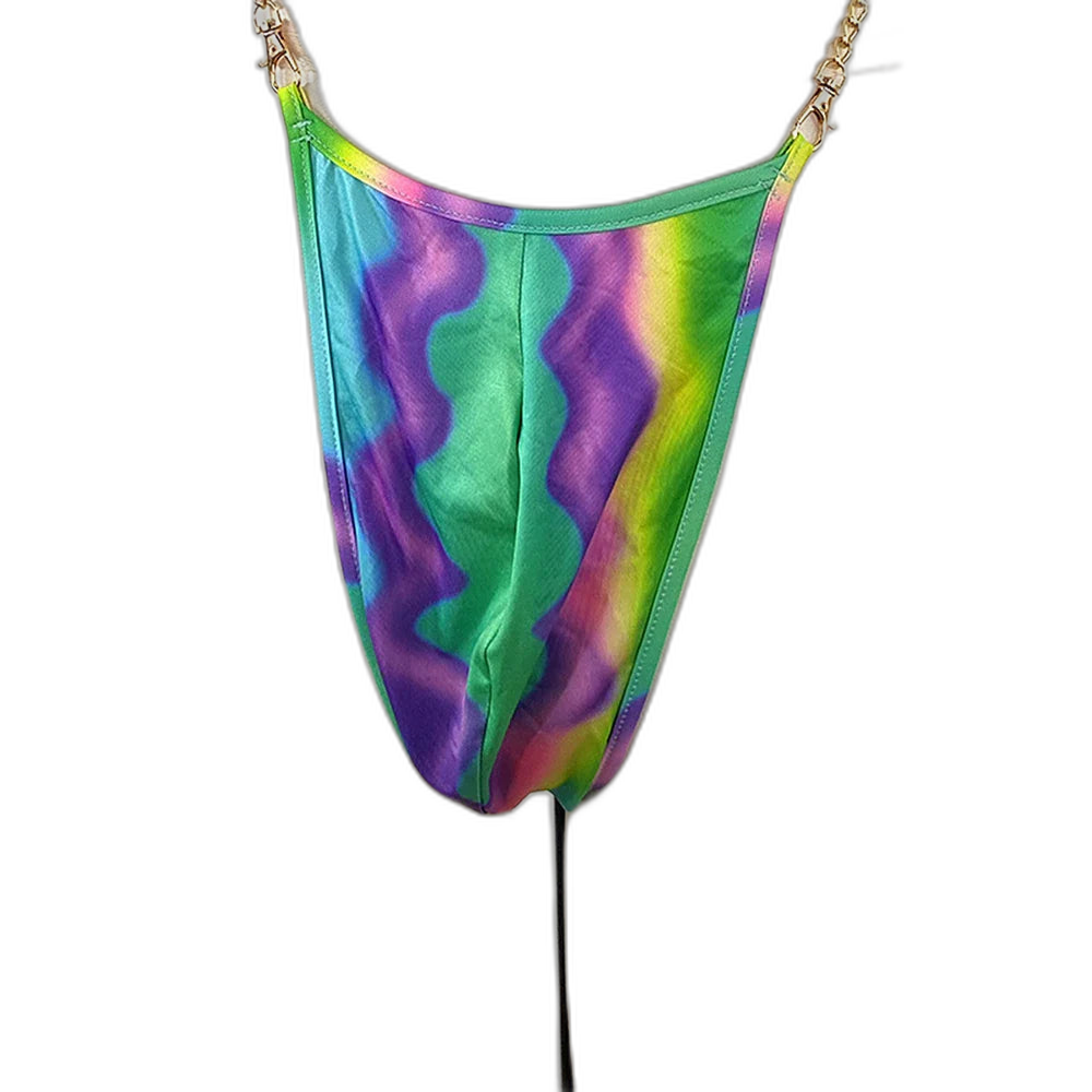 Acid Vibrations Hollow Chain Thong Bodysuit