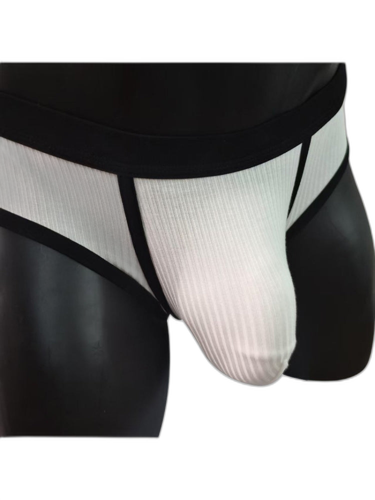 3 Pack Men's Seamless Comfort Large Supportive Pouch Sexy Low-Rise Briefs