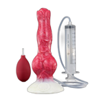 Luna - 8 Inch Squirting Dildo - Kanis Dildo - Knot Dildo