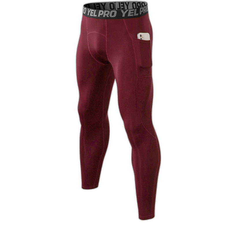 Mens Sports Thermal Leggings Compression Base Layer Tights
