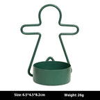 Gingerbread Man Small Candlestick Decoration Christmas Candlestick
