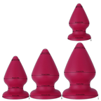 Red Drop - Soft Silicone Anal Plug - 6 Sizes