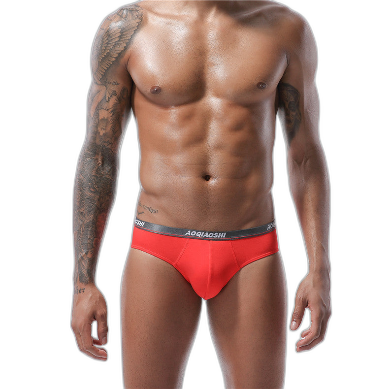 4 Pack Modal U Convex Pouch Seamless Briefs for Men
