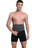 Men's Tummy Control Boxer Briefs With Functional Fly