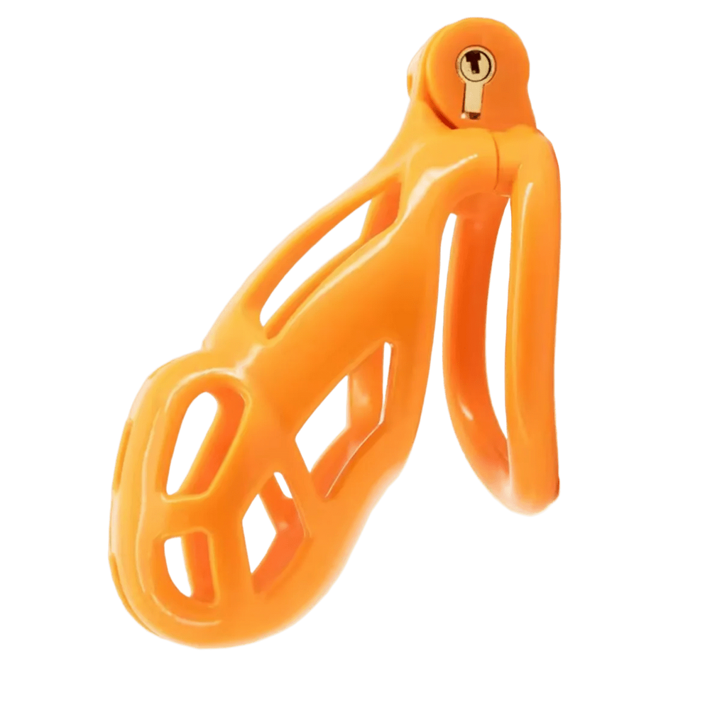 Chastity Cage Obedient Orange