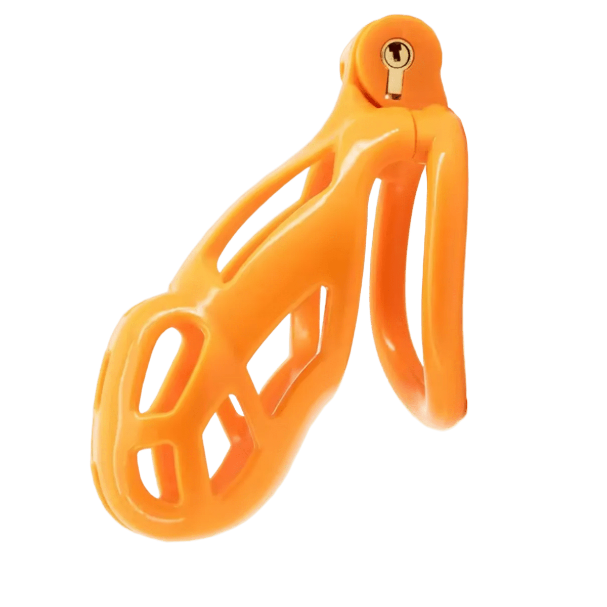 Chastity Cage Obedient Orange