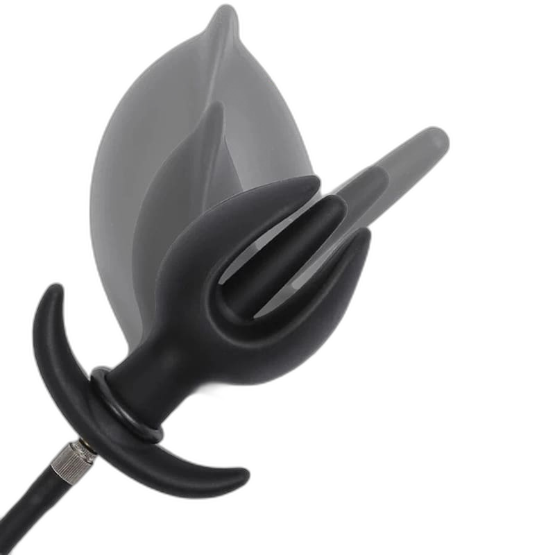 Flower - Inflatable Butt Plug - Silicone Anal Plug