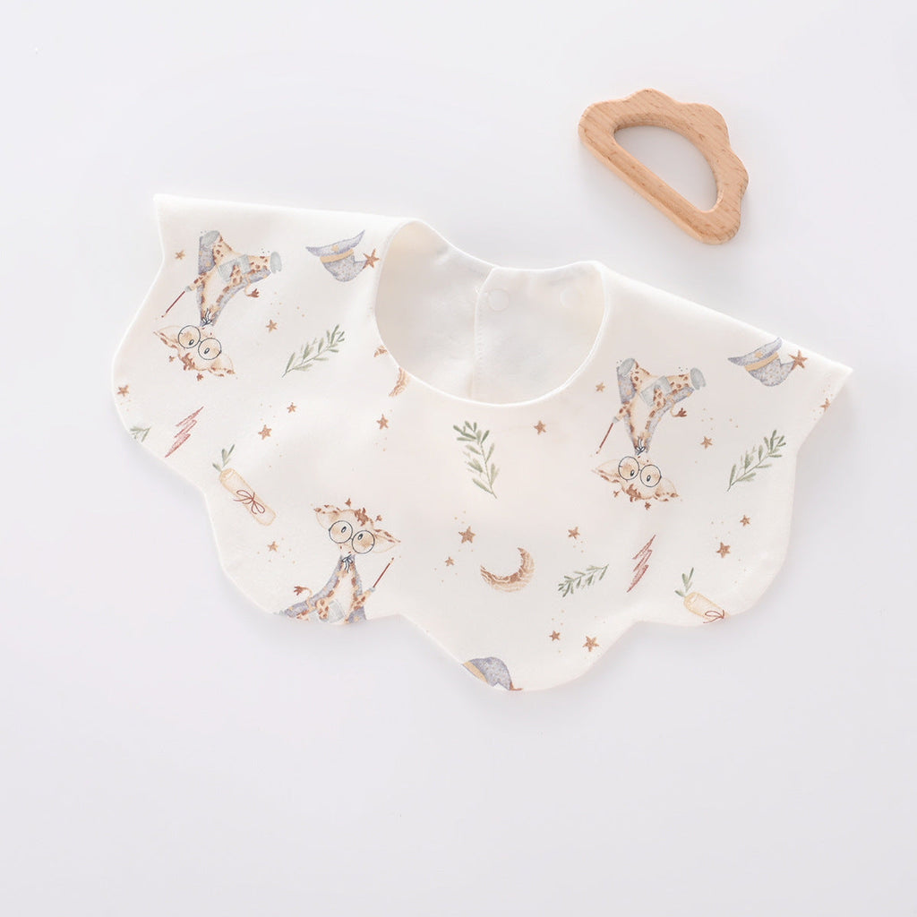 Pure Cotton Waterproof Baby Bib | Anti-Rash Drool Bib Newborn
