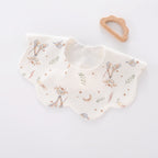 Pure Cotton Waterproof Baby Bib | Anti-Rash Drool Bib Newborn