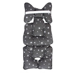 Sevi Bebe Stroller and Car Seat Cushion Grey Star