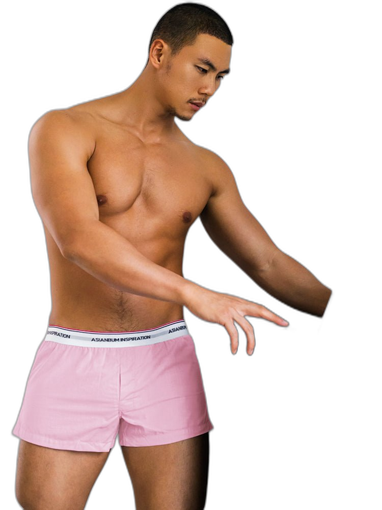 Men's Trendy Mid-Rise Breathable Lined Simple Home & Casual Boxers