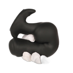 ELITE Liquid Silicone Canine Milker Plug Black 6.1 Inch