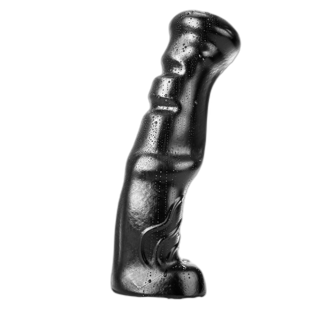ruff GEAR Dark Knight Dildo 15.4 Inch Black