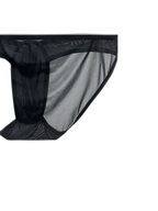 2 Pack Men's Sexy See-Through Triangle Y-Shaped Sleep Briefs
