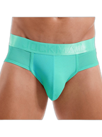 Men's Solid Color Mesh Breathable Sports Fitness Briefs