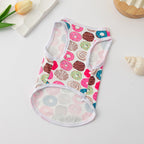 Printed Cartoon Cute Puppy's Vest Clothes