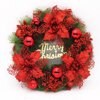 Christmas Wreath Door Hanging Decorations Festive Ornaments