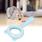 Pet Grooming Brush Double Sided Deshedding Massage Comb Quick Clean Up Comfortable Handle For Cats Dogs Pets