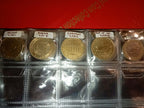 RED COIN BOOK WITH 44 CENT AND EURO COINS