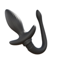 Zoe - Vibrating Butt Plug - Puppy Tail Butt Plug - 10 Frequency Vibrating Anal Toy
