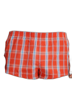 Men’s Vent Classic Plaid Cotton Boxers With Fly