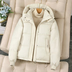 Hooded Thick Padded Coat For Petite Winter Jacket