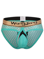 Mens Sexy Mesh Breathable U Convex Pouch Briefs