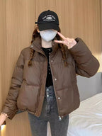 Men's Fashionable Padded Short Cotton Jacket