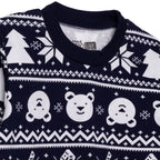 HelloBaby Boys Long Sleeve Pyjamas Set Christmas Crew Neck Long Leg Long Sleeve - Navy Blue