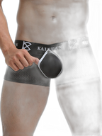 2-pack Men's Sexy Detachable Curled Cup Snap Hip Boxer Briefs