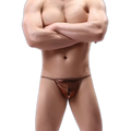 Shiny PU Leather Thong