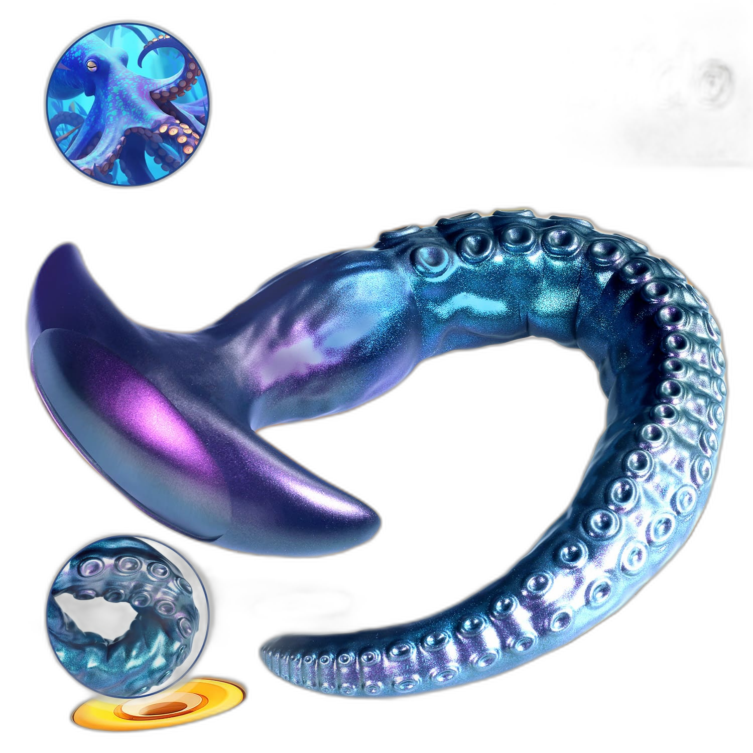 VoidWhip - Tentacle Dildo - Long Butt Plug - 3 Sizes
