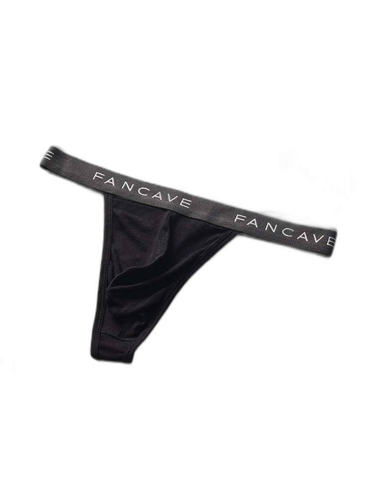 3 Pack Men's Modal U-Pouch Mid-Rise Thongs