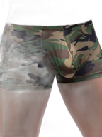 4-pack Men's Low-rise U-pouch Camouflage Boxer Briefs