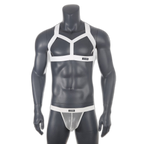 Chest Harness + Mesh Jockstrap Erotic Clubwear