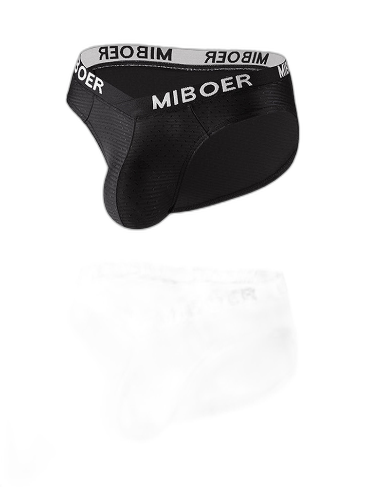 2 Pack Men's U-Pouch V-Front Low-Rise Briefs