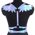 Holo Gothic Angelic Wings Harness
